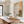 Blush Scatter Abstract Wall Art styled interior scene 2 | OILDECO
