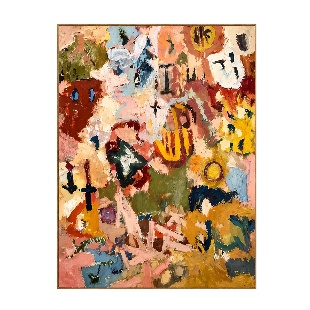 Festival Marks Abstract Wall Art