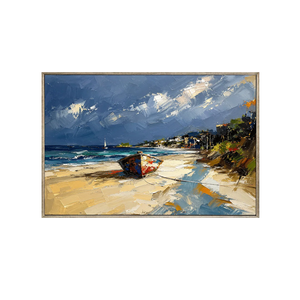 Coastal Path Ocean Wall Art | Oildeco