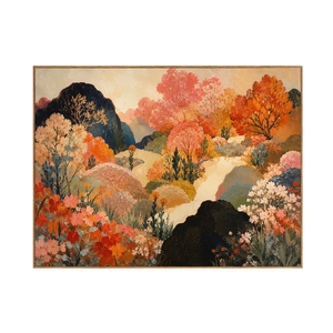 Autumn Canopy Landscape Wall Art | OILDECO