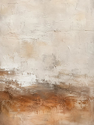 Copper Horizon Abstract Wall Art artwork view | OILDECO