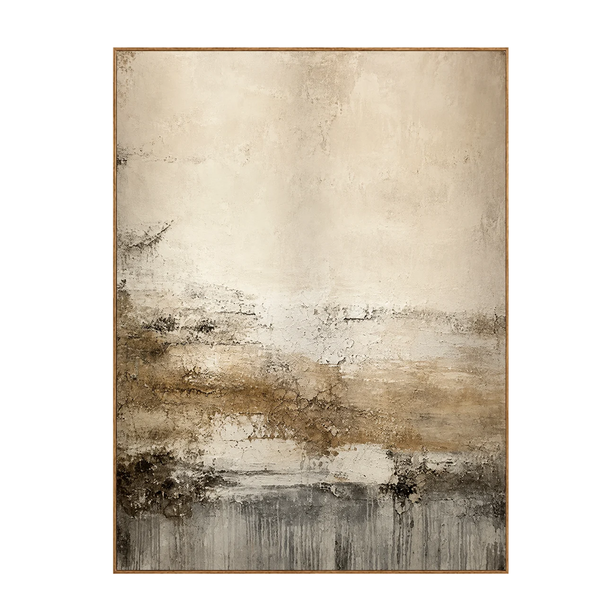 Weathered Shore Abstract Wall Art