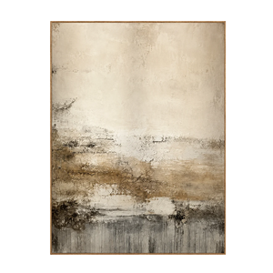Weathered Shore Abstract Wall Art | OILDECO