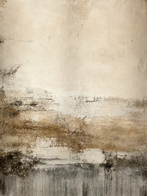 Weathered Shore Abstract Wall Art artwork view | OILDECO