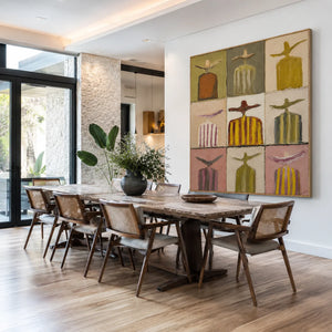 Nine Figures Abstract Wall Art styled interior scene 3 | OILDECO
