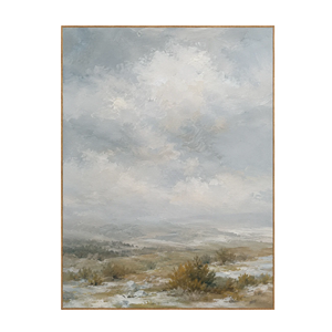Silver Moor Landscape Wall Art | OILDECO