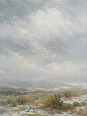 Silver Moor Landscape Wall Art artwork view | OILDECO