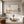 Sand Mist Horizon Wall Art styled interior scene 1 | OILDECO