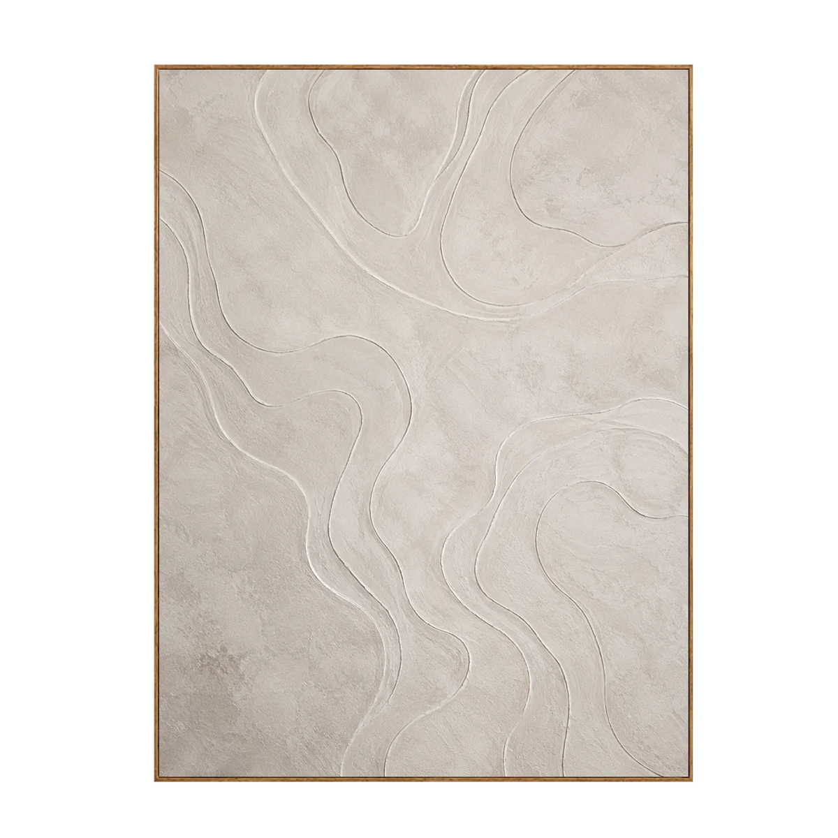 Ivory Contour Textured Wall Art