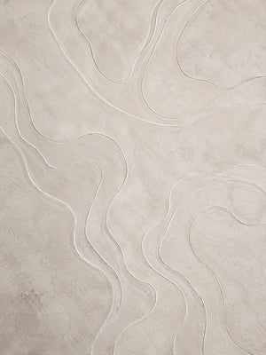 Ivory Contour Textured Wall Art artwork view | OILDECO