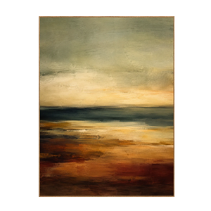 Ember Horizon Landscape Wall Art | OILDECO