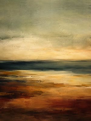 Ember Horizon Landscape Wall Art artwork view | OILDECO