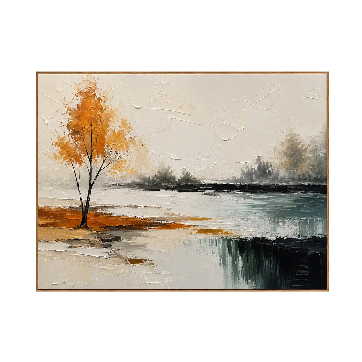 Amber Birch Landscape Wall Art