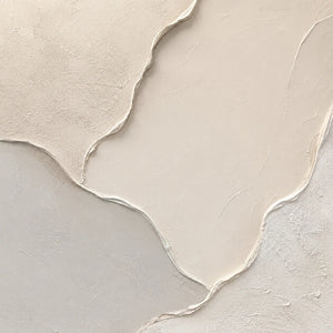 Ivory Passage Relief Wall Art artwork view | OILDECO