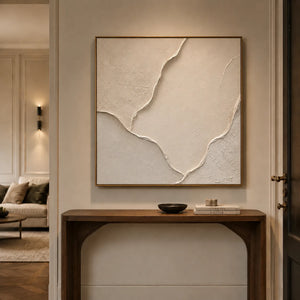 Ivory Passage Relief Wall Art styled interior scene 2 | OILDECO