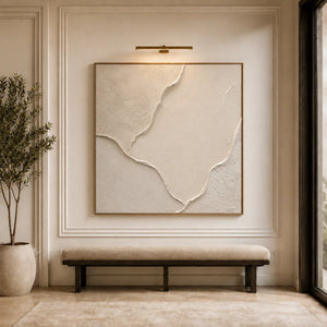 Ivory Passage Relief Wall Art styled interior scene 4 | OILDECO