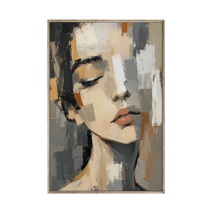Soft Gaze Portrait Wall Art | Oildeco