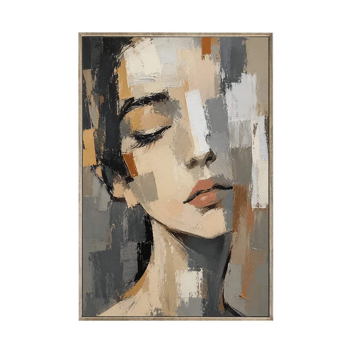 Wandbild mit sanftem Blick