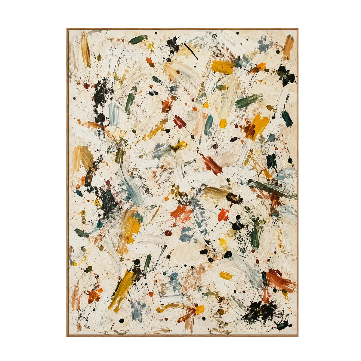Confetti Trace Abstract Wall Art