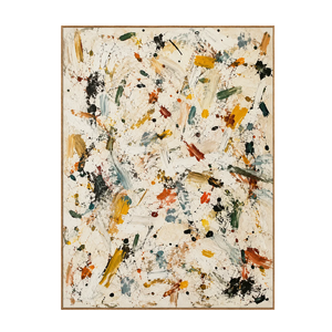 Confetti Trace Abstract Wall Art | OILDECO