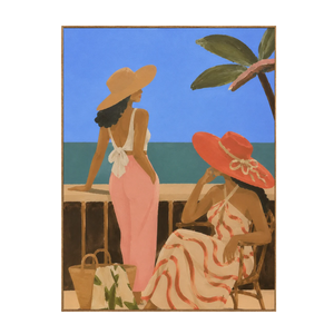 Riviera Friends Figure Wall Art | OILDECO