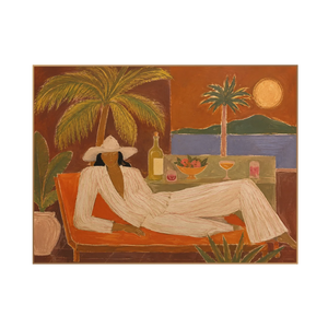 Riviera Recline Figure Wall Art | OILDECO