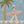 Blue Palm Surfer Wall Art artwork view | OILDECO