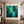Emerald Current Abstract Wall Art styled interior scene 1 | OILDECO