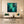 Emerald Current Abstract Wall Art styled interior scene 5 | OILDECO