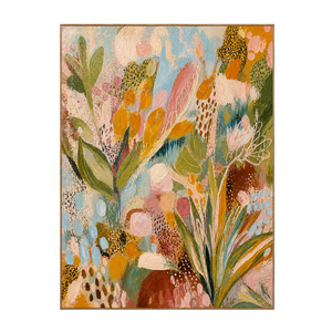 Garden Rhythm Floral Wall Art | OILDECO
