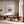 Gilded Blue Cascade Textured Wall Art styled interior scene 4 | OILDECO