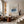 Gilded Blue Cascade Textured Wall Art styled interior scene 6 | OILDECO