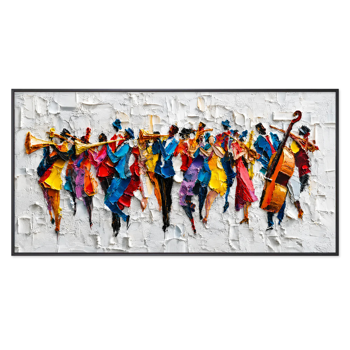 Chromatic Orchestra Textured Wall Art