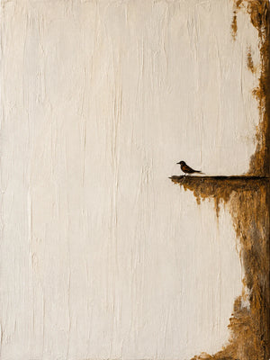 Quiet Perch Textured Wall Art artwork view | OILDECO