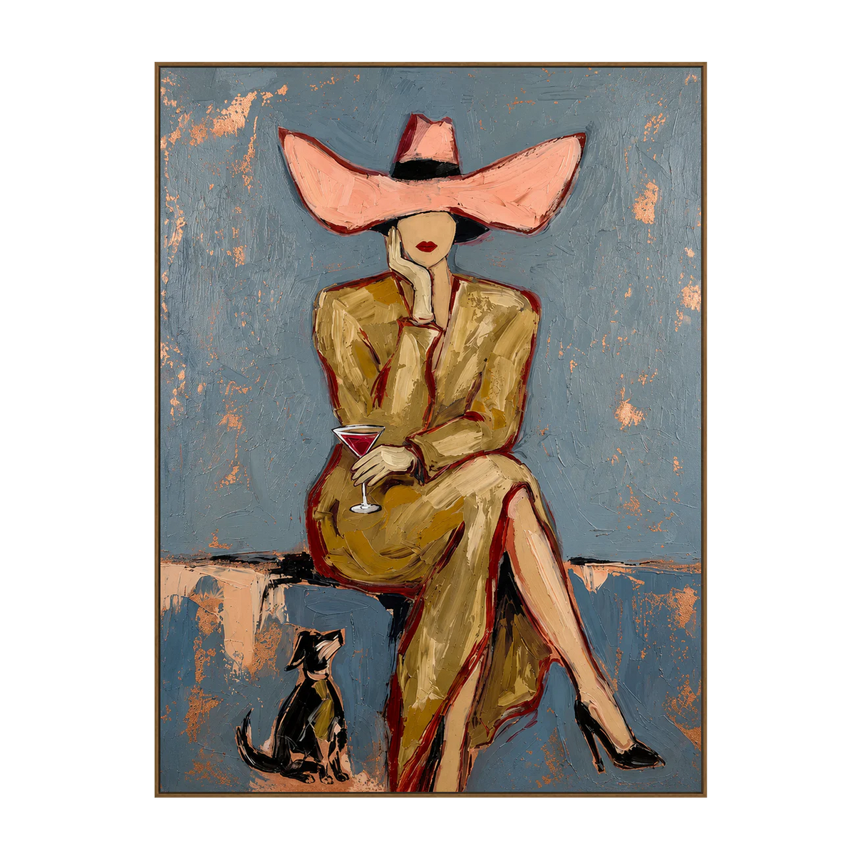 Pink Bow Muse Wall Art