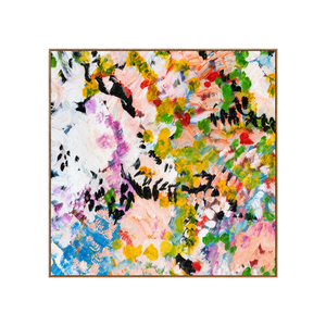 Chromatic Meadow Abstract Wall Art | OILDECO
