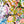 Chromatic Meadow Abstract Wall Art artwork view | OILDECO
