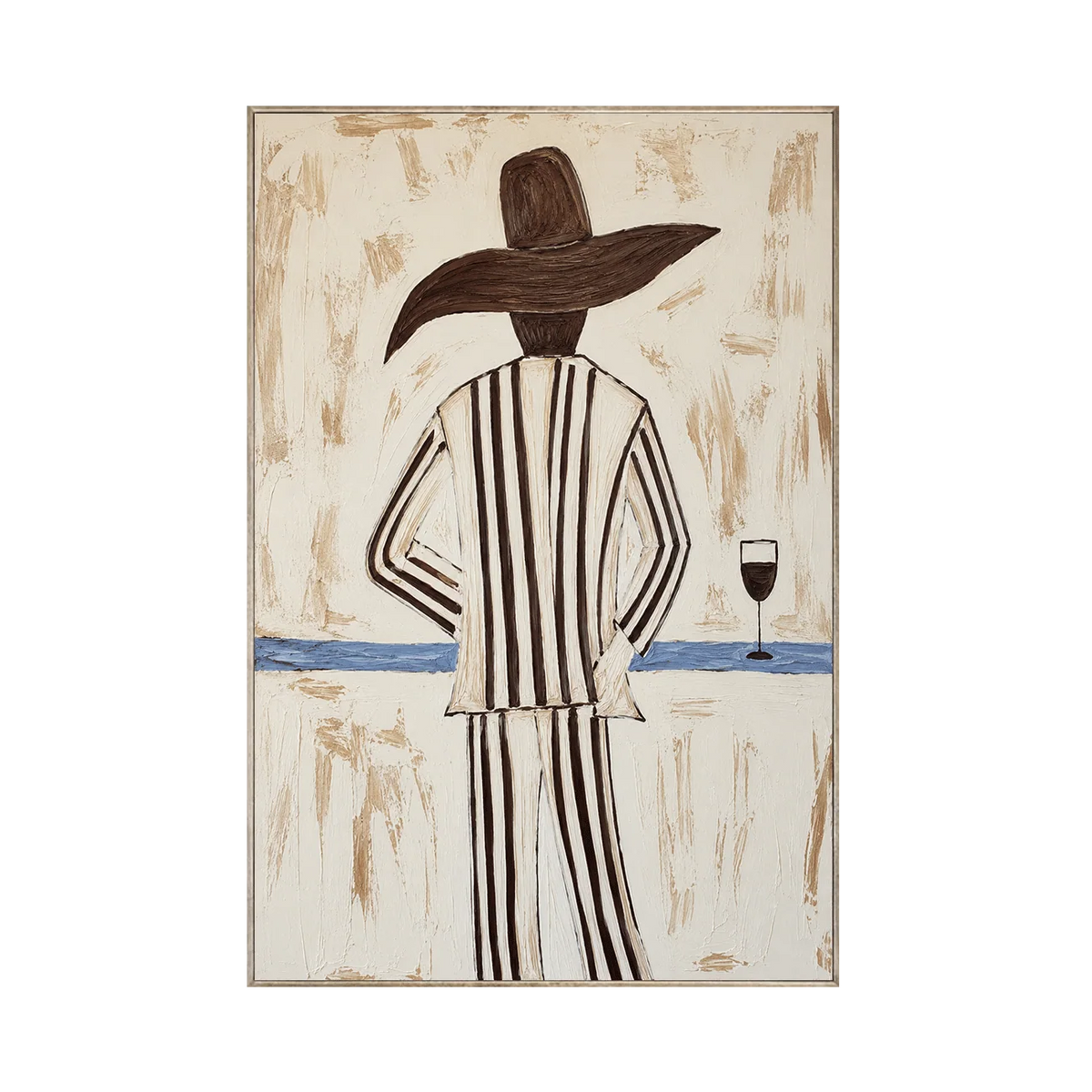 Sonnenhut-Figur Wandkunst