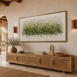 Olive Canopy Textured Wall Art styled interior scene 4 | OILDECO
