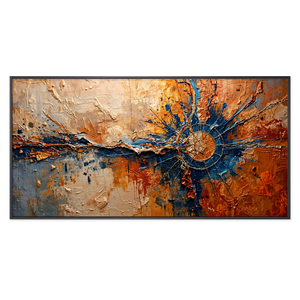 Celestial Compass Textured Wall Art | OILDECO