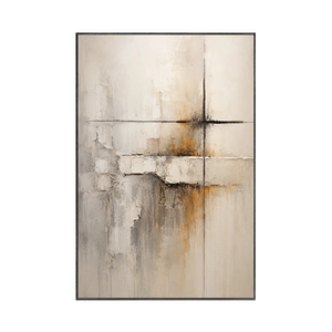 Quiet Cross Abstract Wall Art | Oildeco