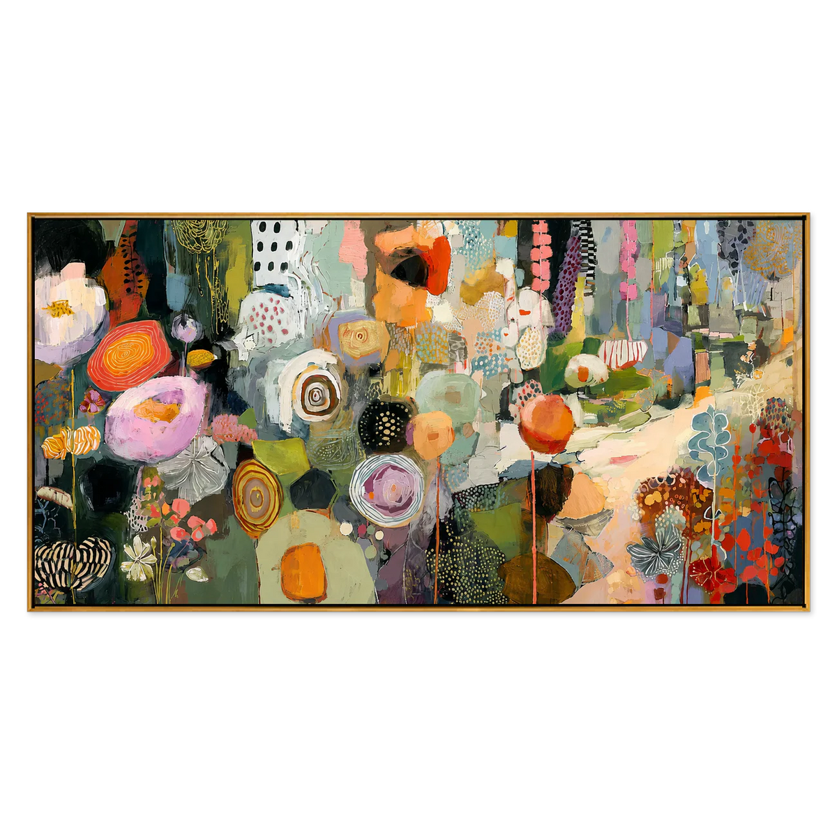 Garden Tapestry Panoramic Wall Art