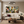 Garden Tapestry Panoramic Wall Art styled interior scene 2 | OILDECO