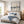 Golden Sails Ocean Wall Art shown in bedroom and office interiors | Oildeco