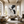 Monochrome Petal Flow Textured Wall Art styled interior scene 4 | OILDECO