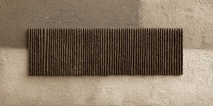 Umber Reed Relief Wall Art artwork view | OILDECO