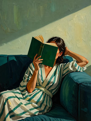 Quiet Chapter Figure Wall Art artwork view | OILDECO