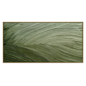Sage Current Textured Wall Art | OILDECO