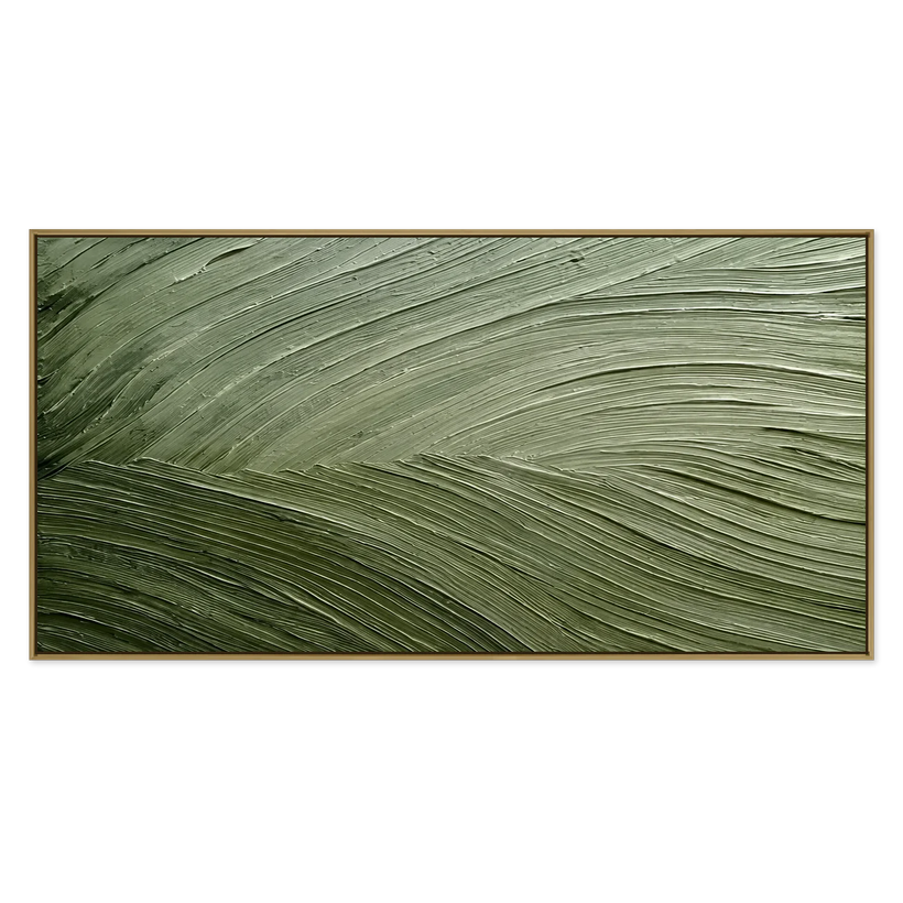 Sage Current Textured Wall Art | OILDECO
