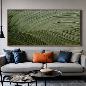 Sage Current Textured Wall Art styled interior scene 4 | OILDECO